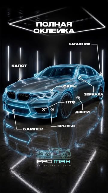 Полная оклейка — максимальная защита